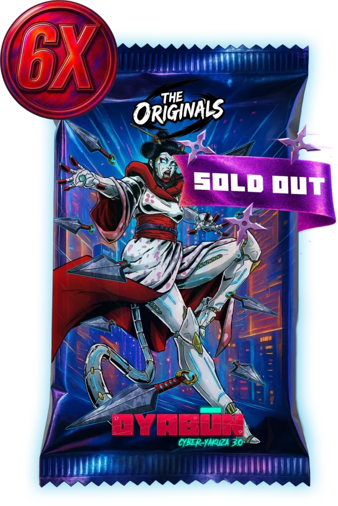 The Originals X6 NFT Booster – OYABUN Cyber-Yakuza character pack (Sold Out)