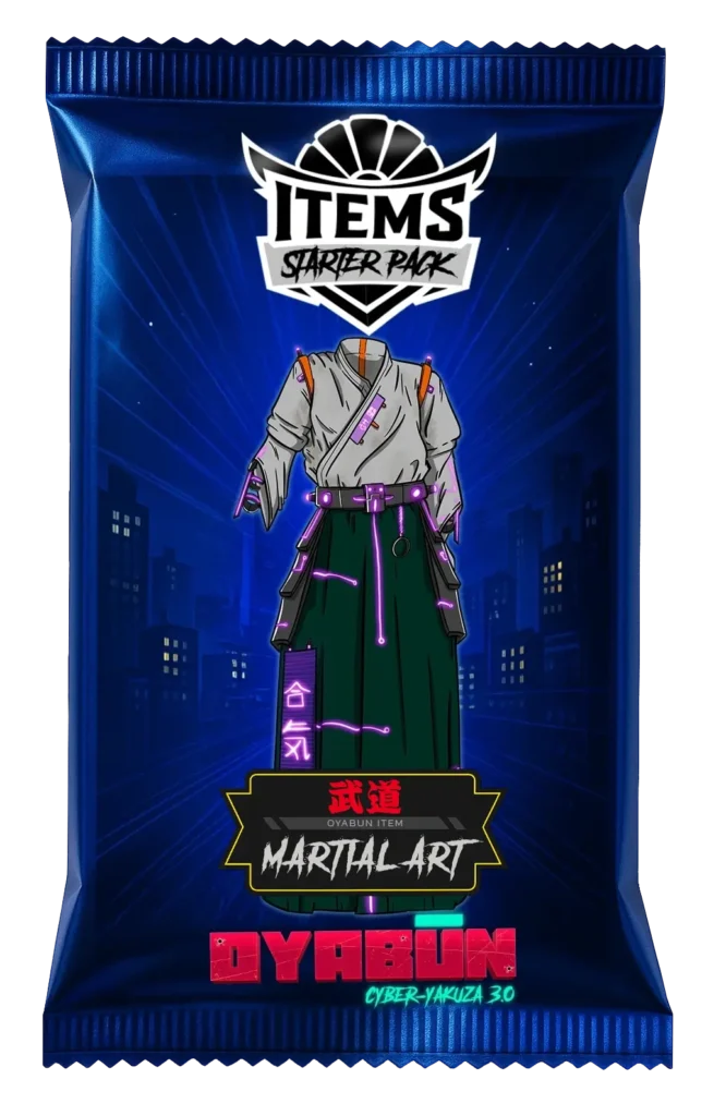 Martial Art NFT Booster – Combat outfit starter pack from OYABUN Cyber-Yakuza ITEMS collection